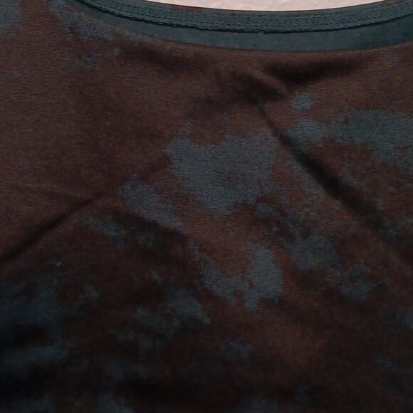 NWT Jenni Intimates XL Black Dark Blue Sports Bra - Picture 2 of 4